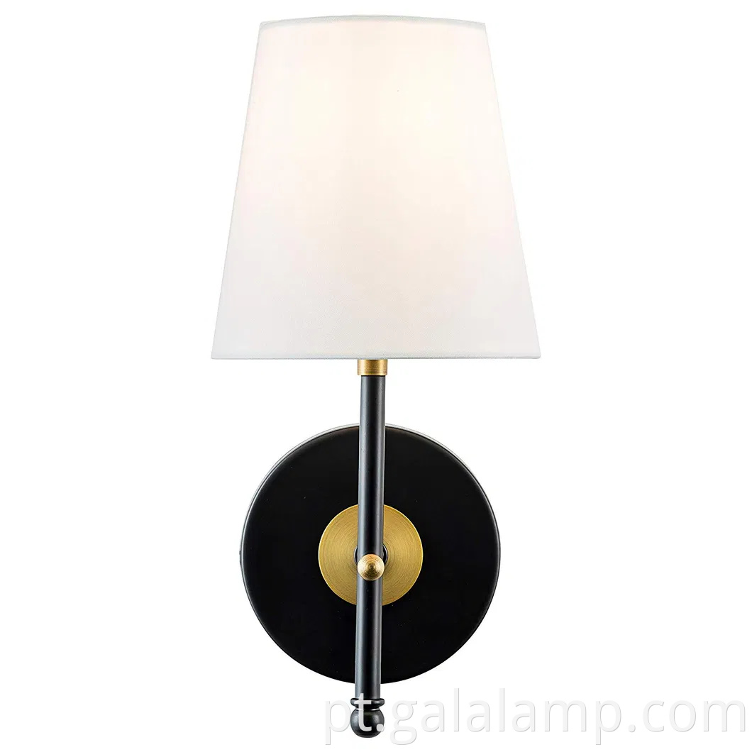 Lâmpada de parede moderna elegante para decoração de quarto contemporâneo